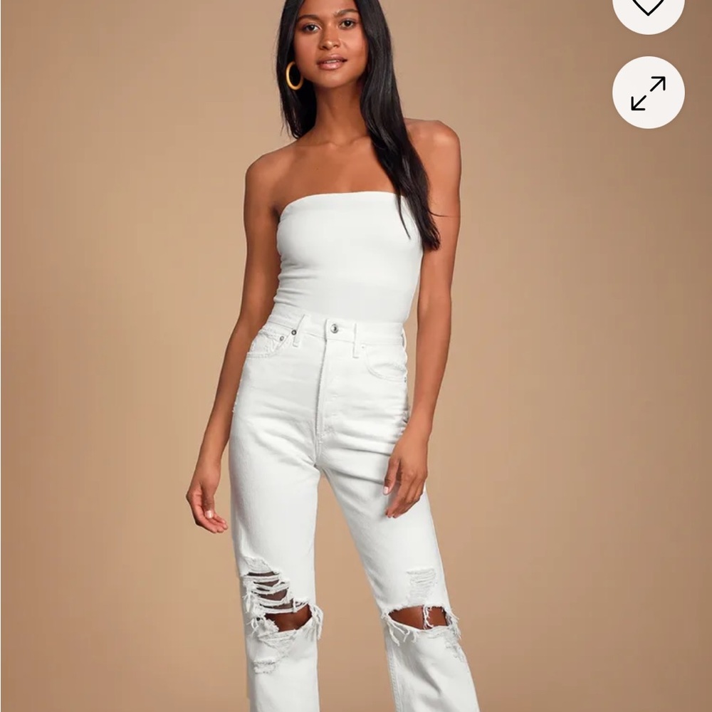 AGOLDE 90’s loose fit Distressed Jeans size 31